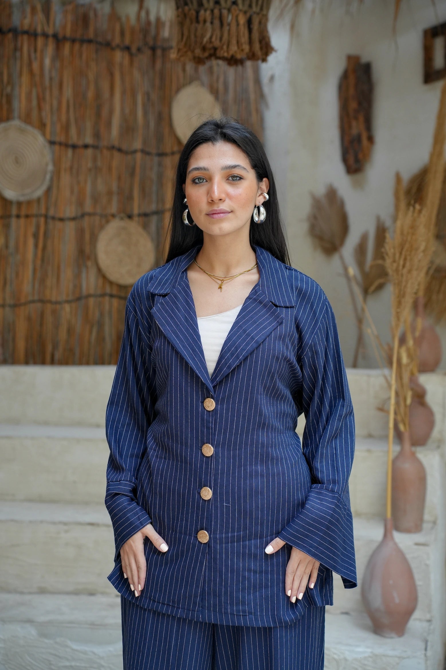 Striped Suit