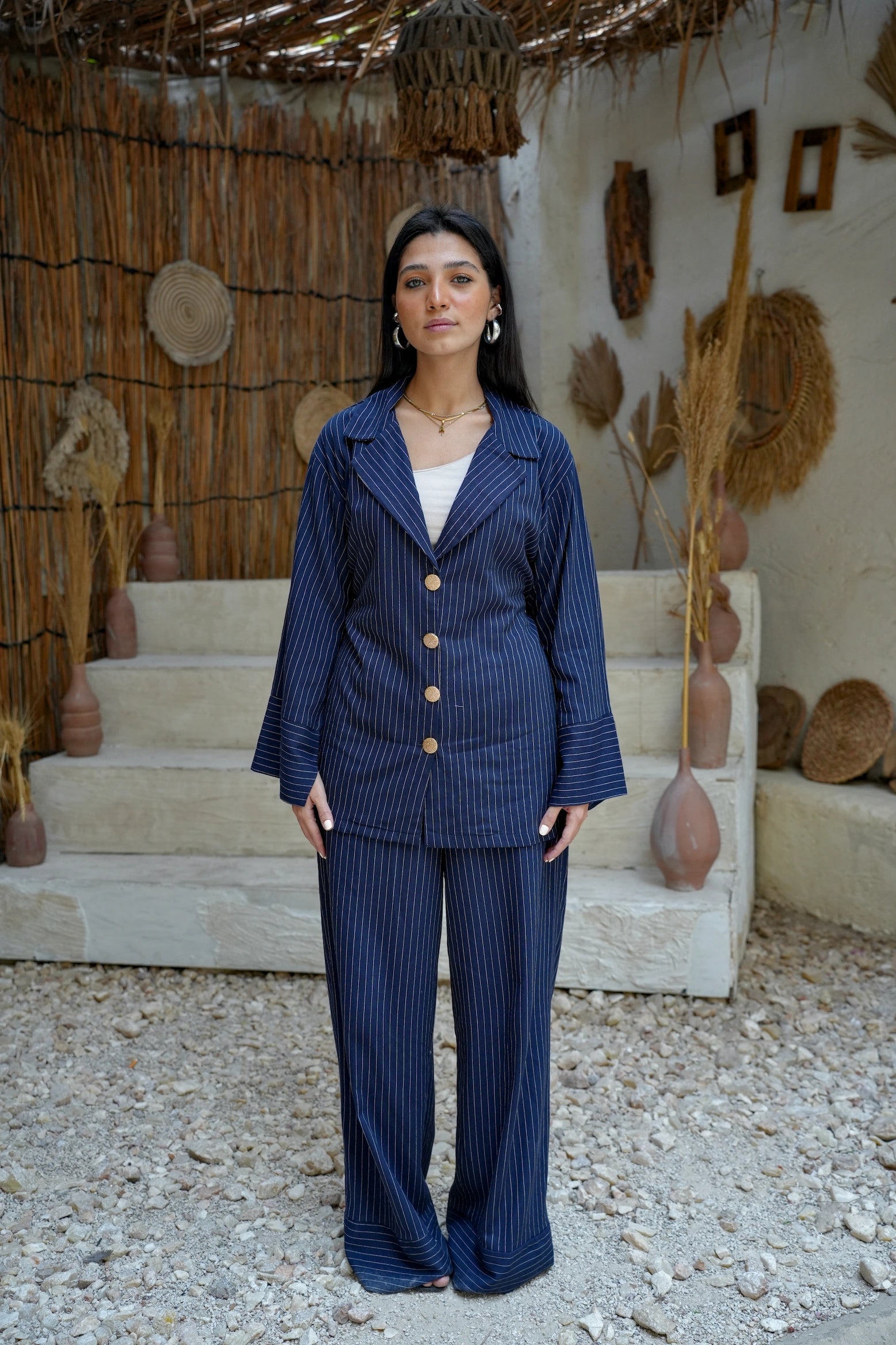 Striped Suit
