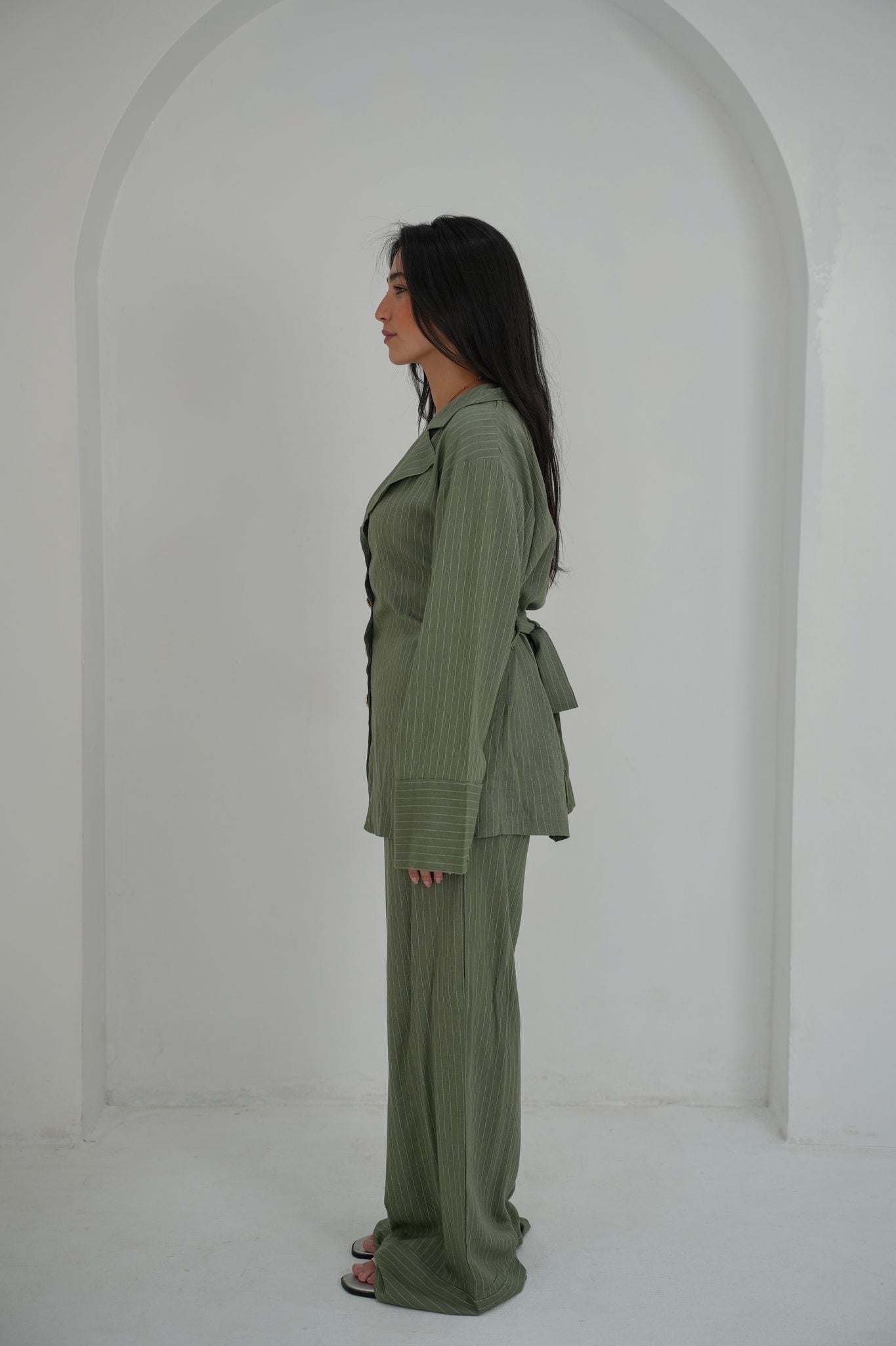 Olive Suit.