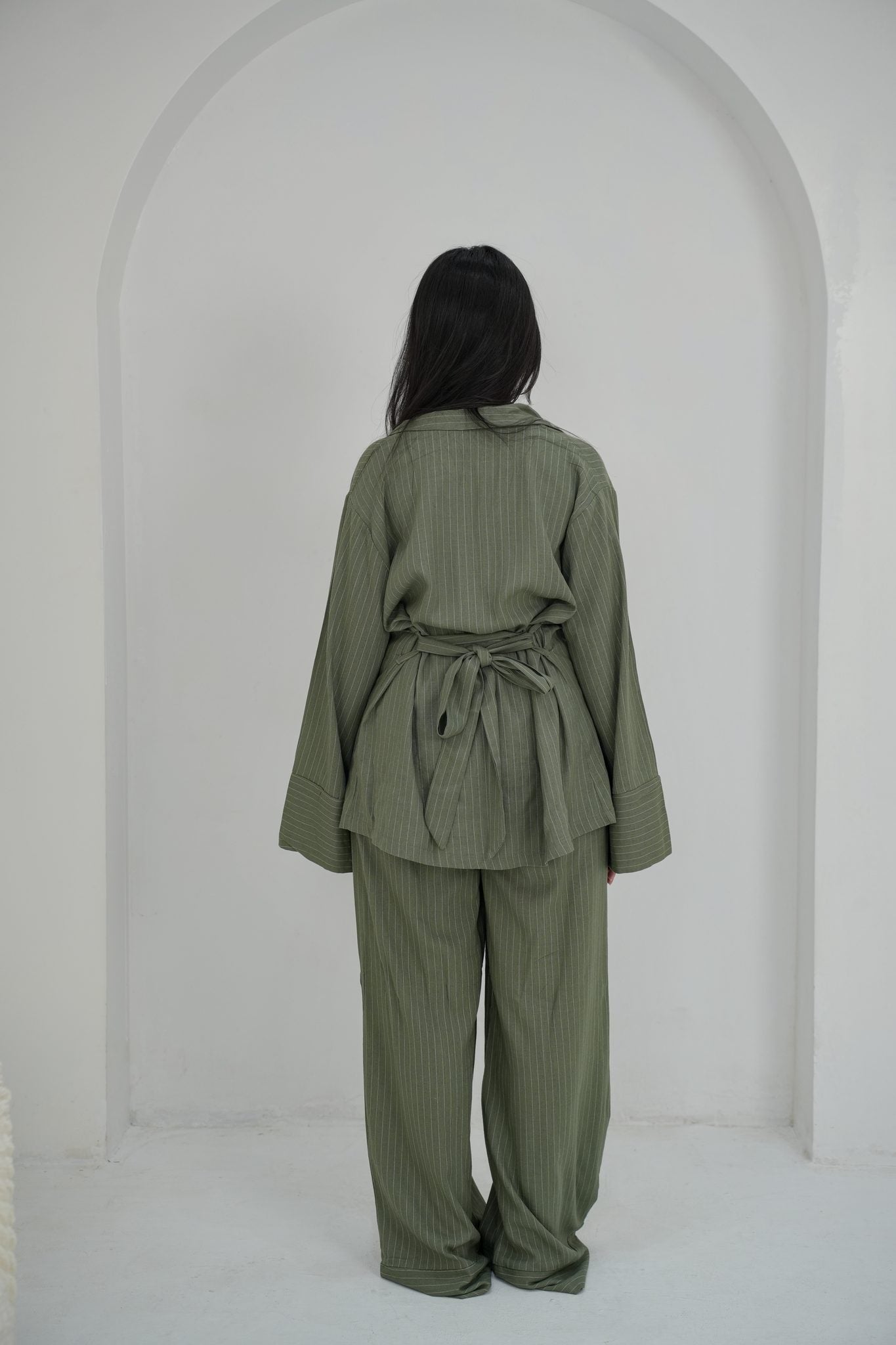 Olive Suit.