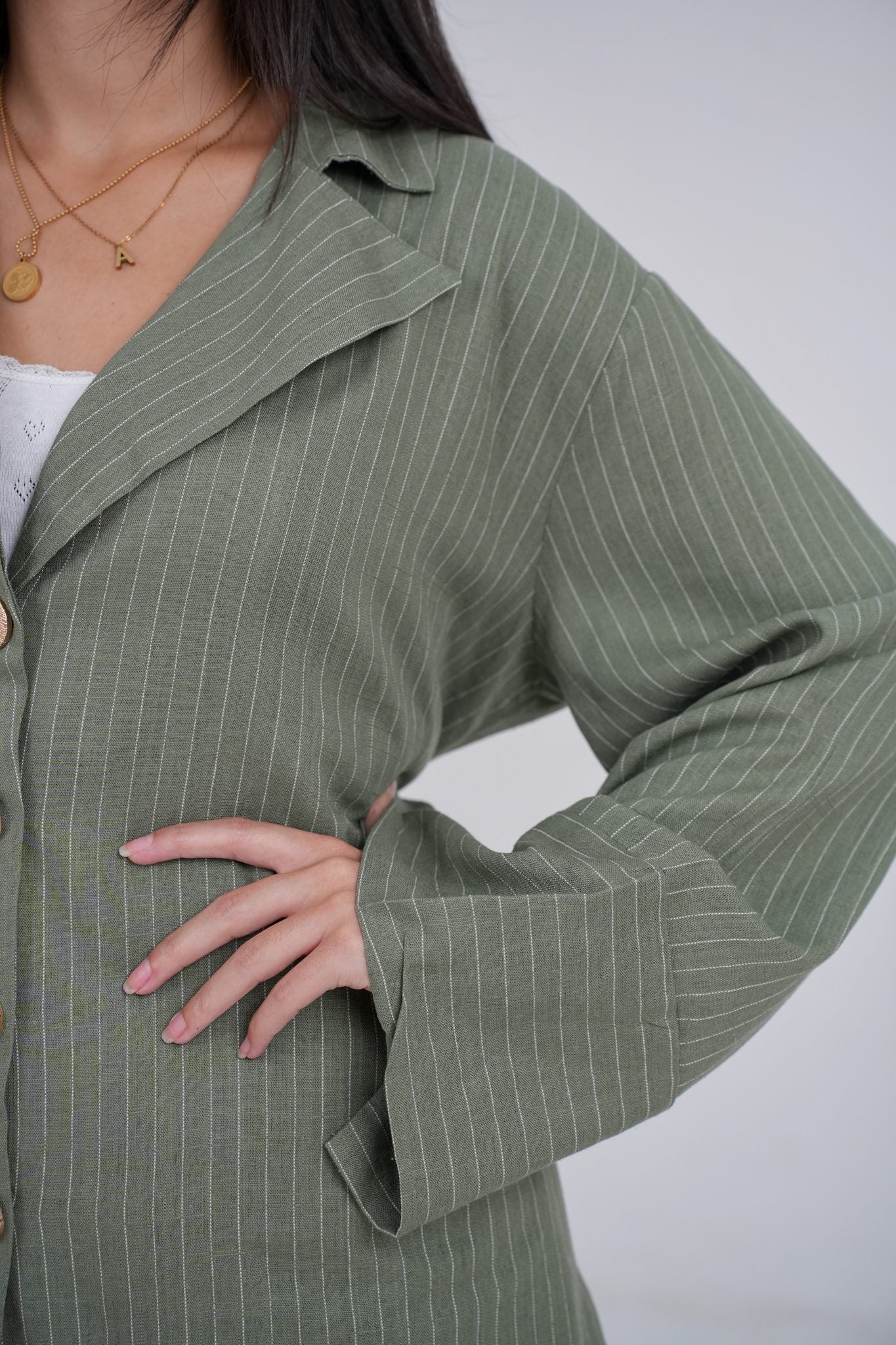 Olive Suit.