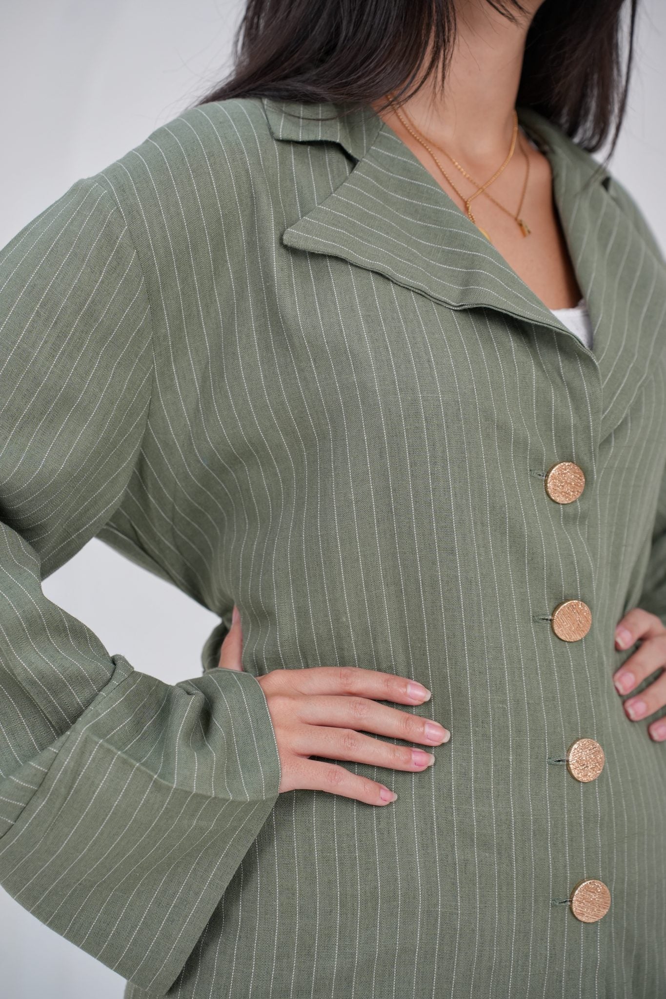 Olive Suit.