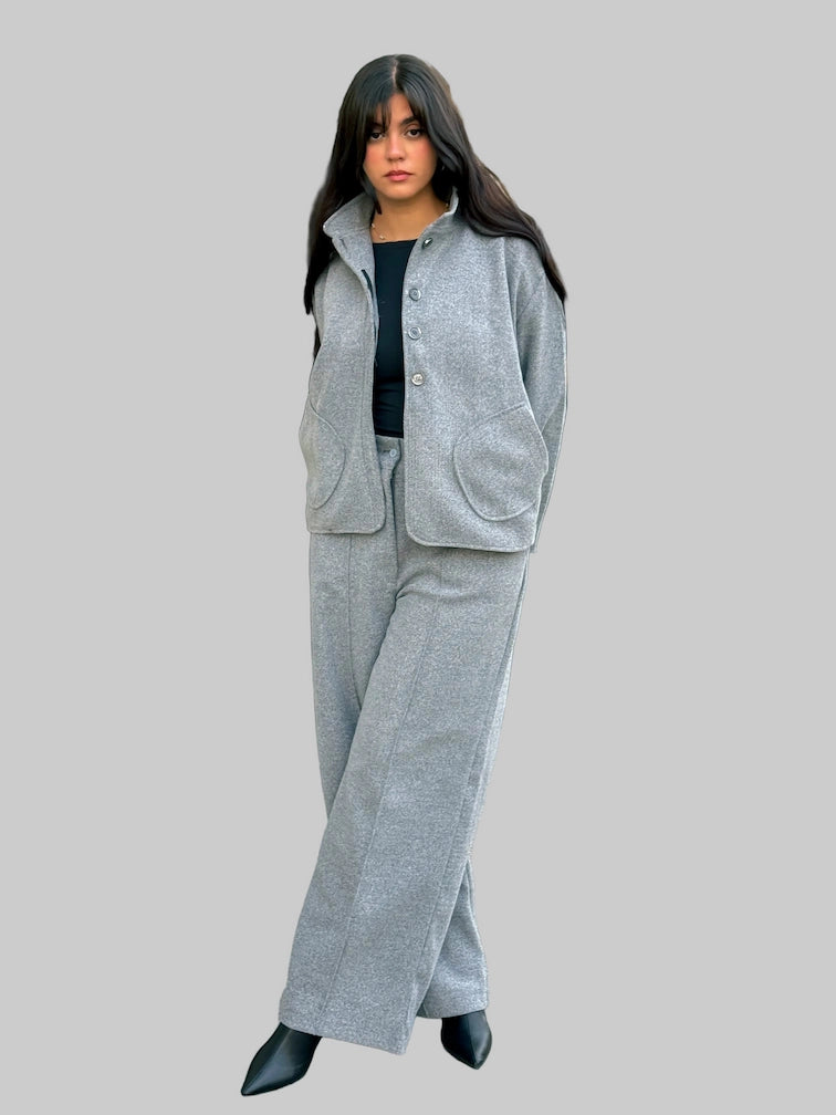 gray wool set