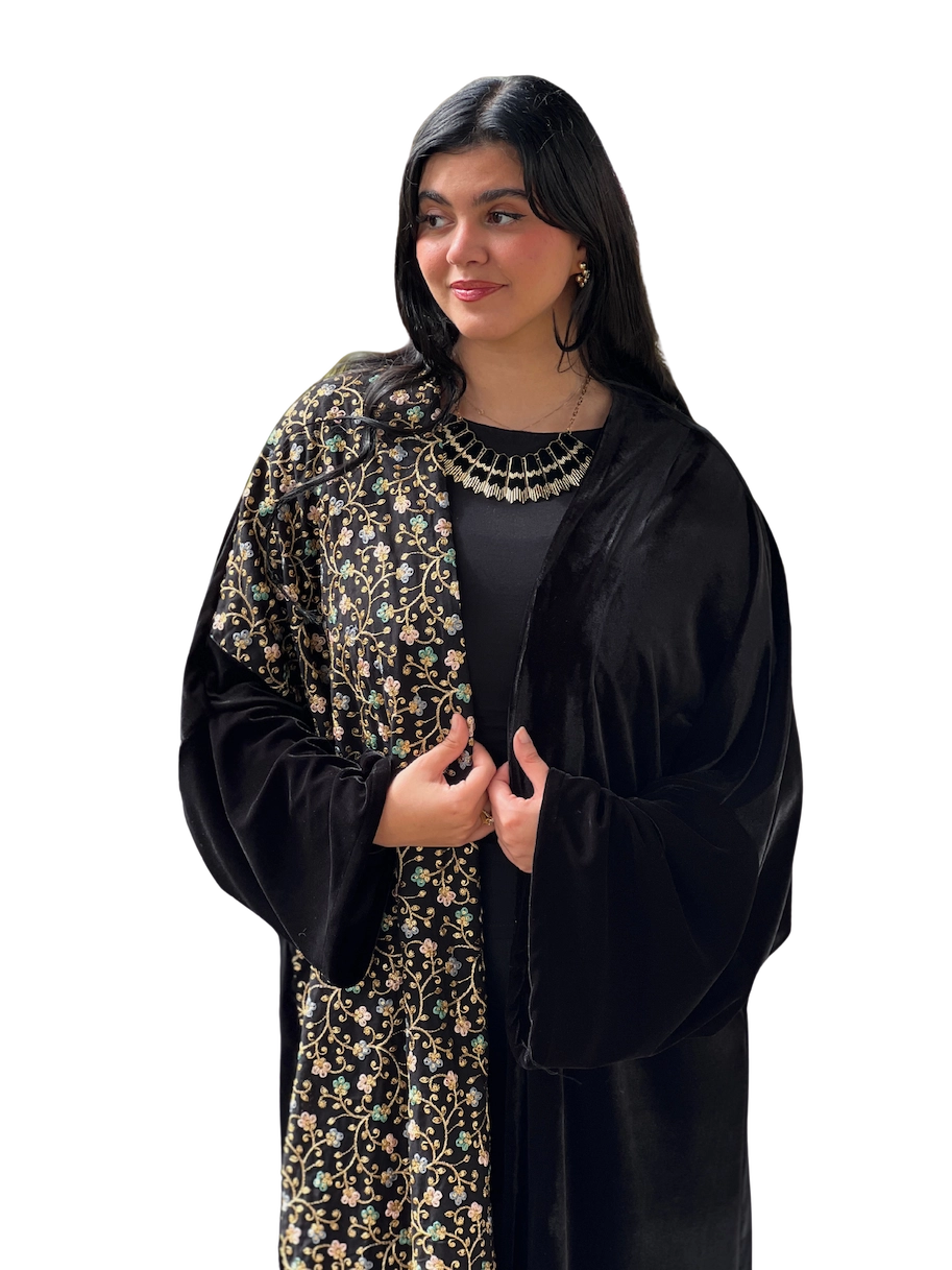 Noir Elegance Qaftan