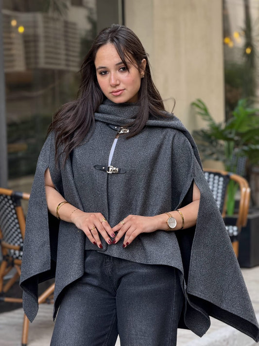 Mabella cape dark gray