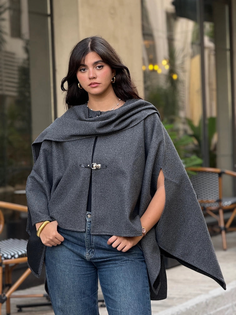 Mabella cape dark gray