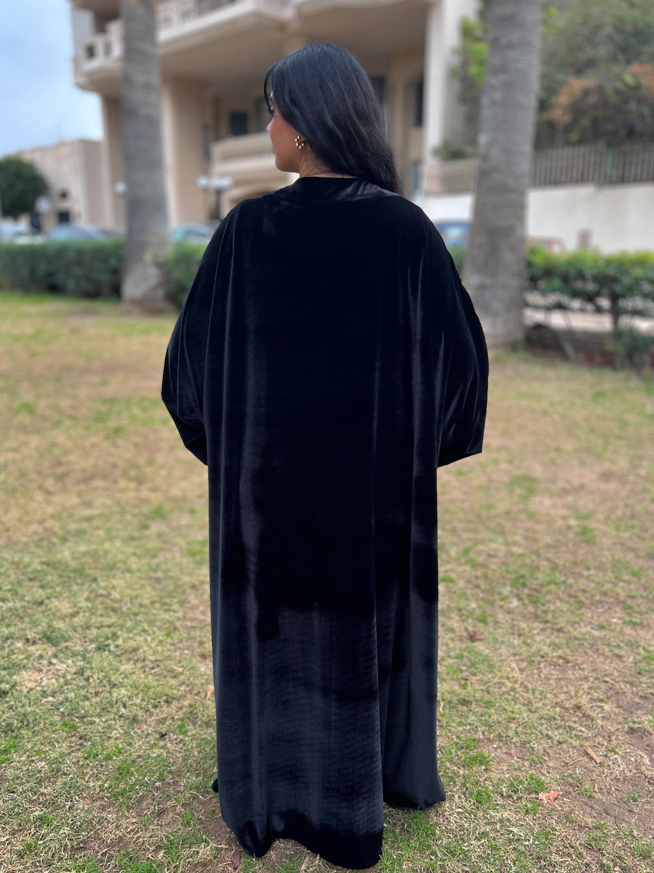 Noir Elegance Qaftan